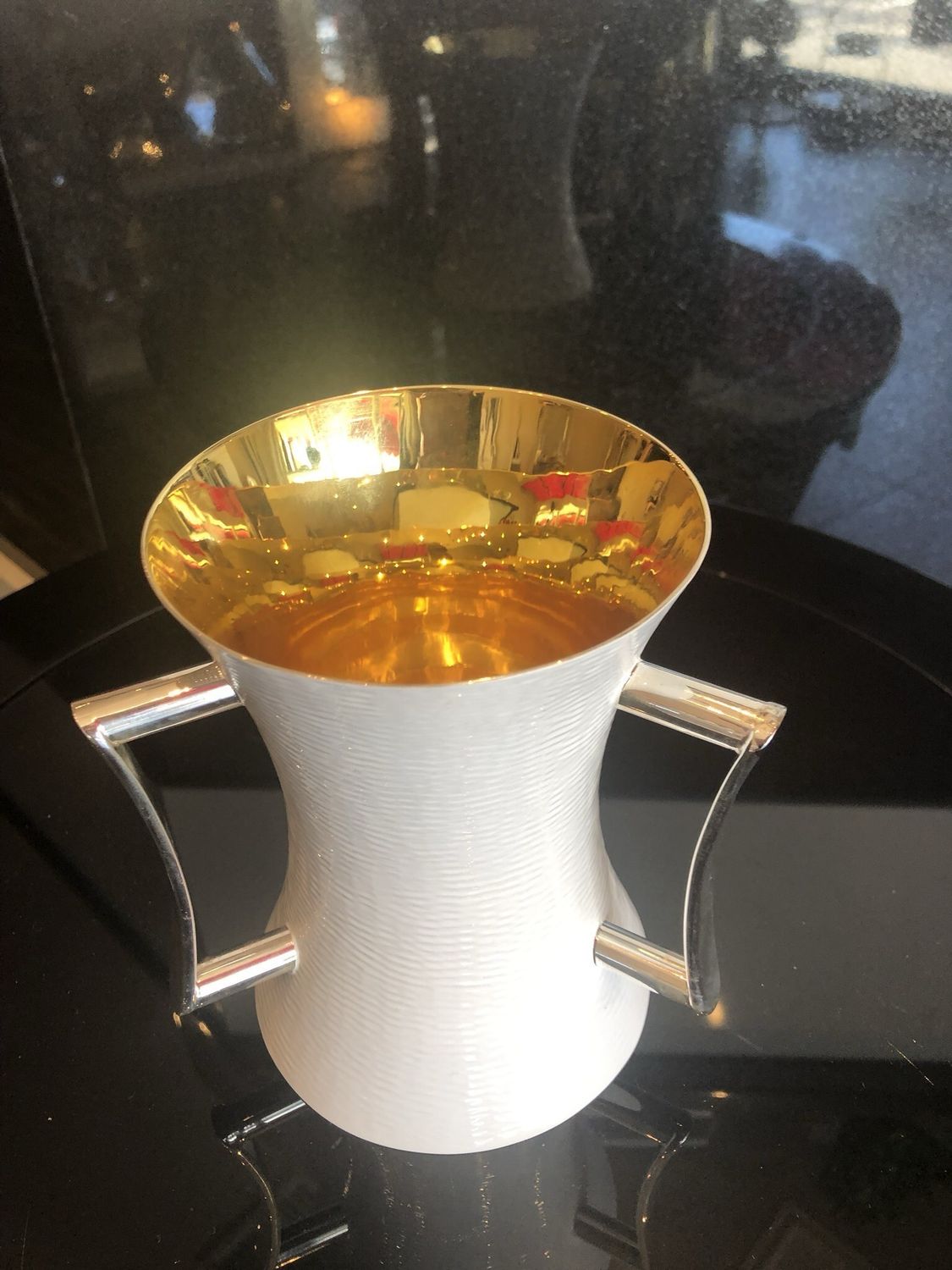 Enamel White Wash Cup