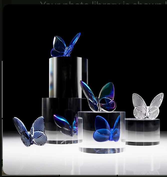 Baccarat Midnight Blue Butterfly