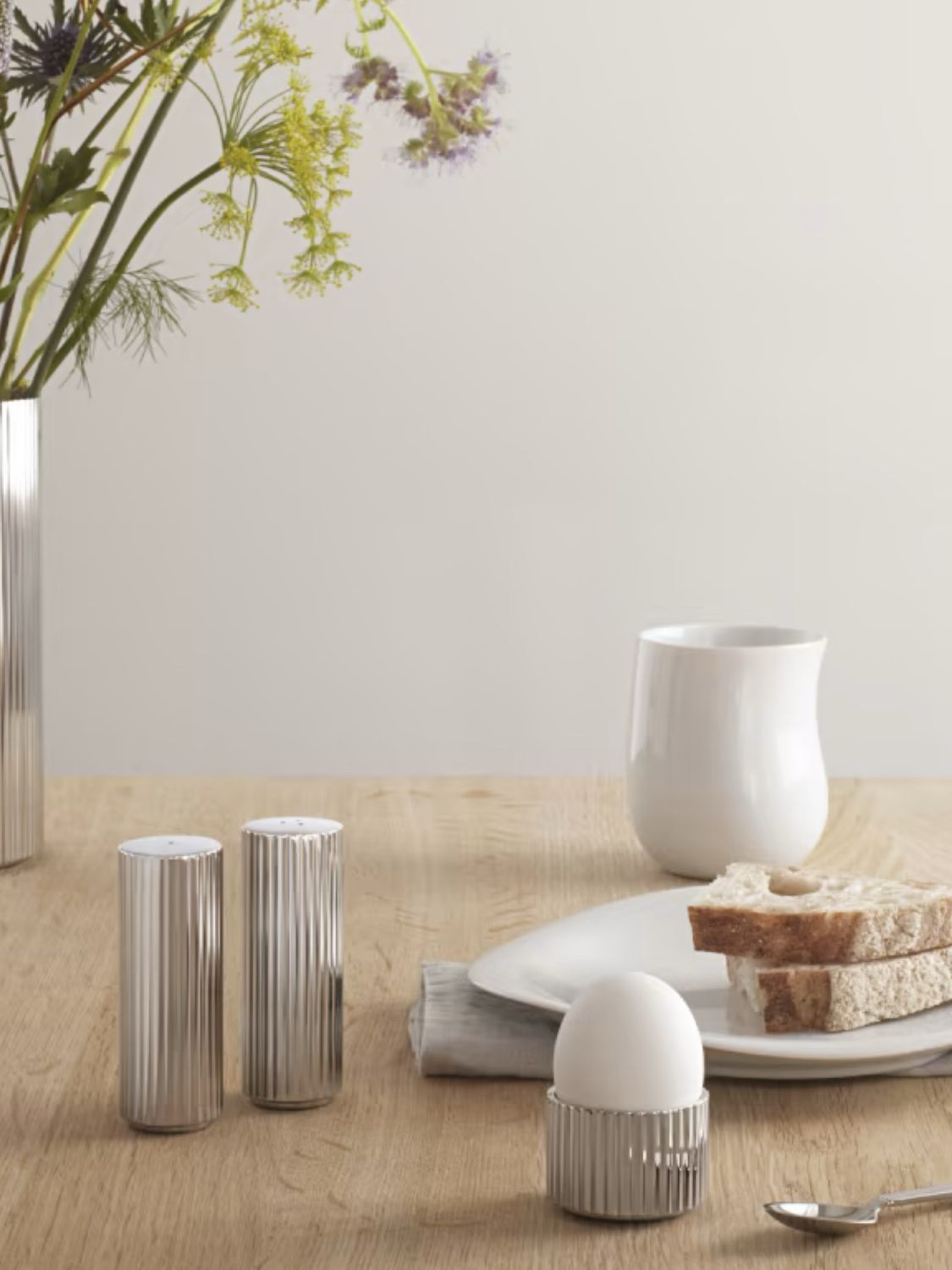 Georg Jensen Bernadotte Salt And Pepper Shakers