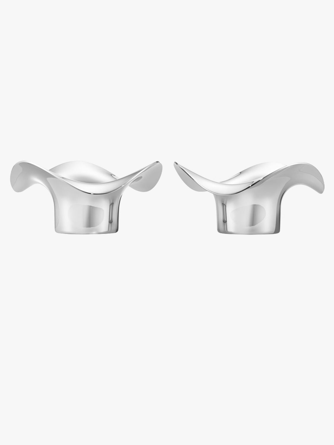 Georg Jensen Cobra Tealight Holders Pair PURCHASED