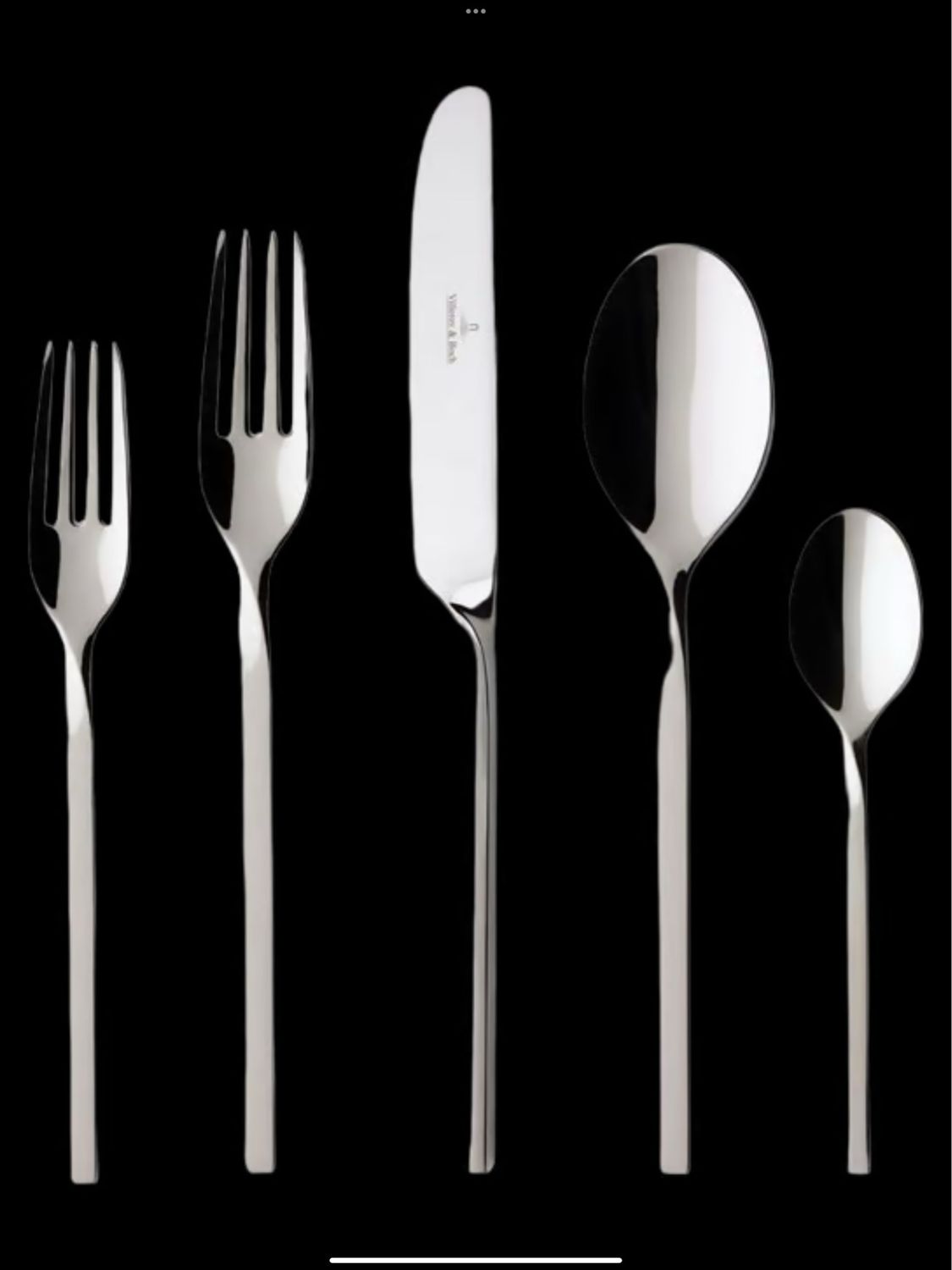 Villeroy New Wave Flatware 65 Piece Box PURCHASED