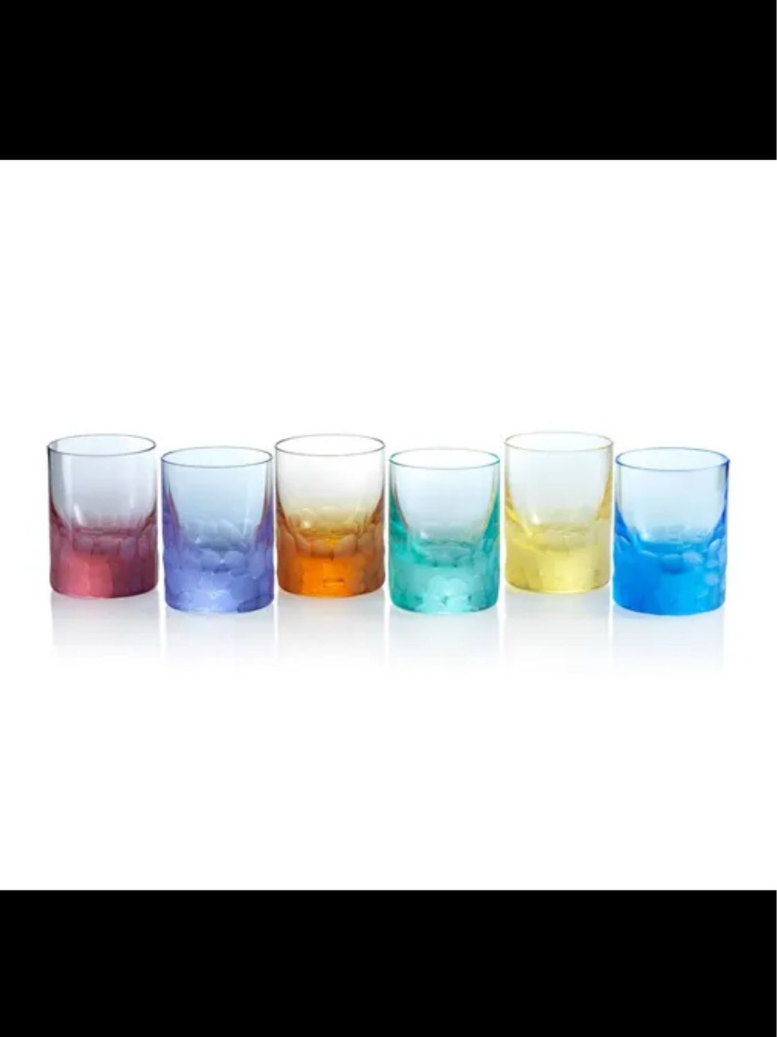 Moser Pebbles Shot Glasses Set Of 6