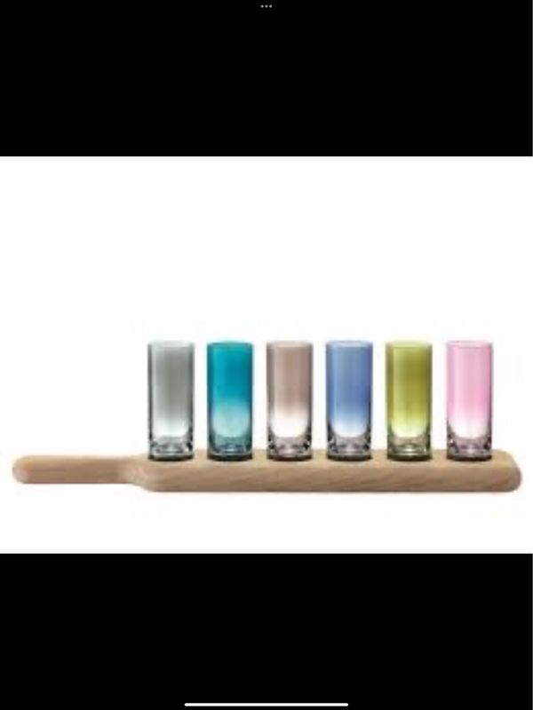 Lsa Shot Glasses On Paddle