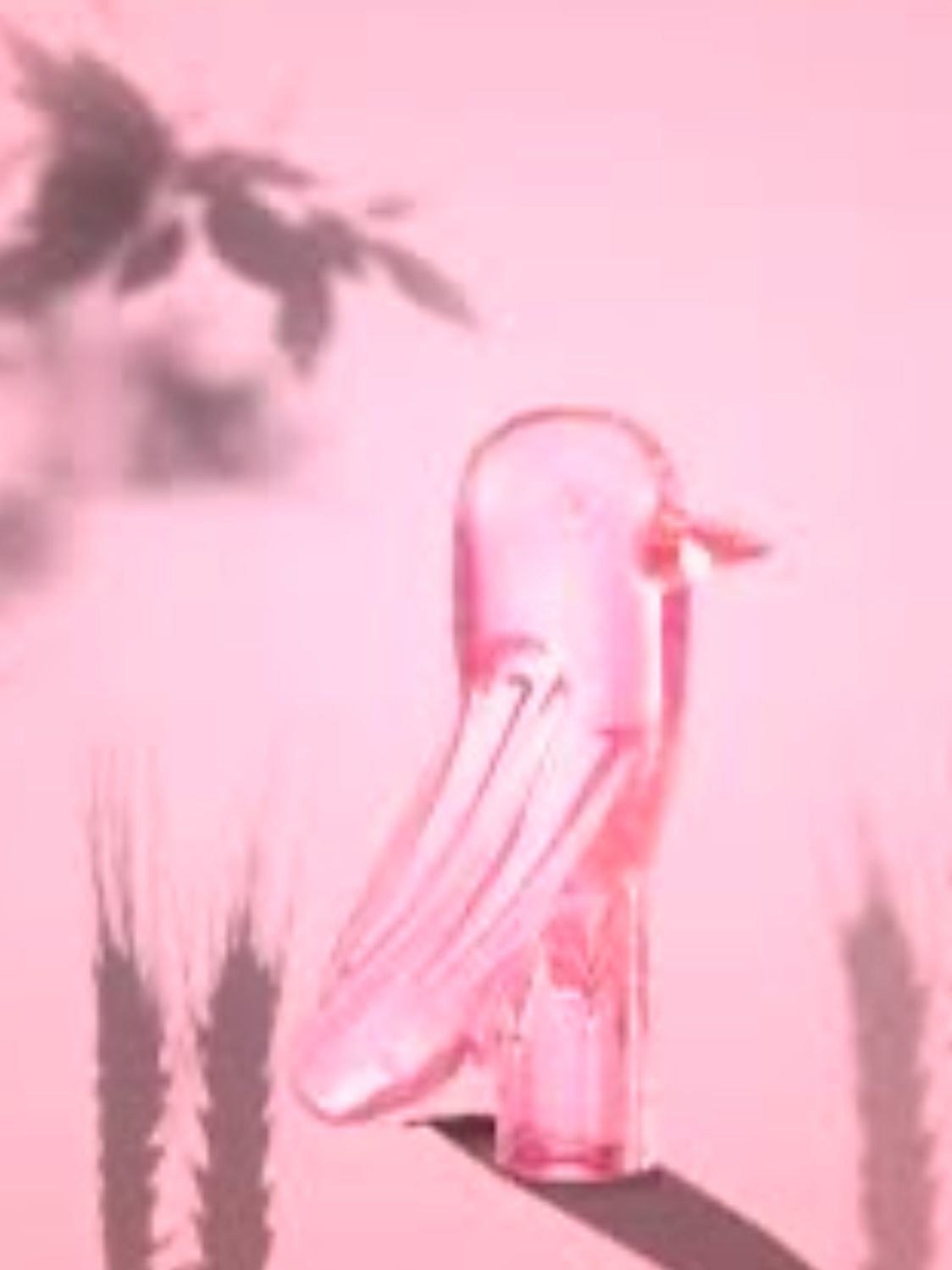 Baccarat Crystal Pink Bird
