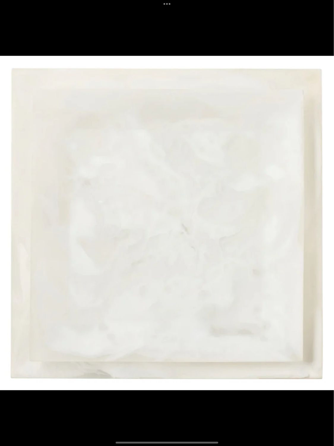 Resin Square Platters 1 Purchased Needs 1