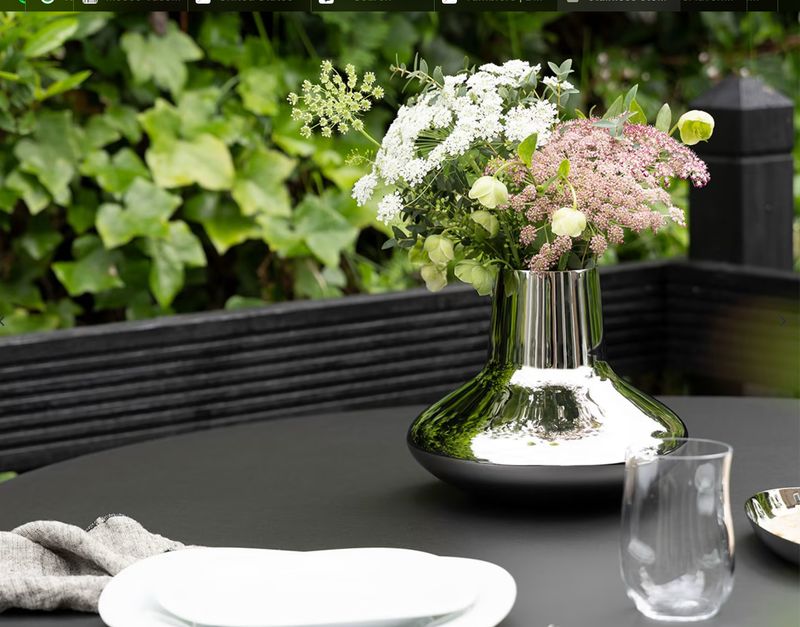Georg Jensen M HK Vase