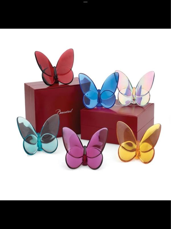 Baccarat Butterfly Iridescent