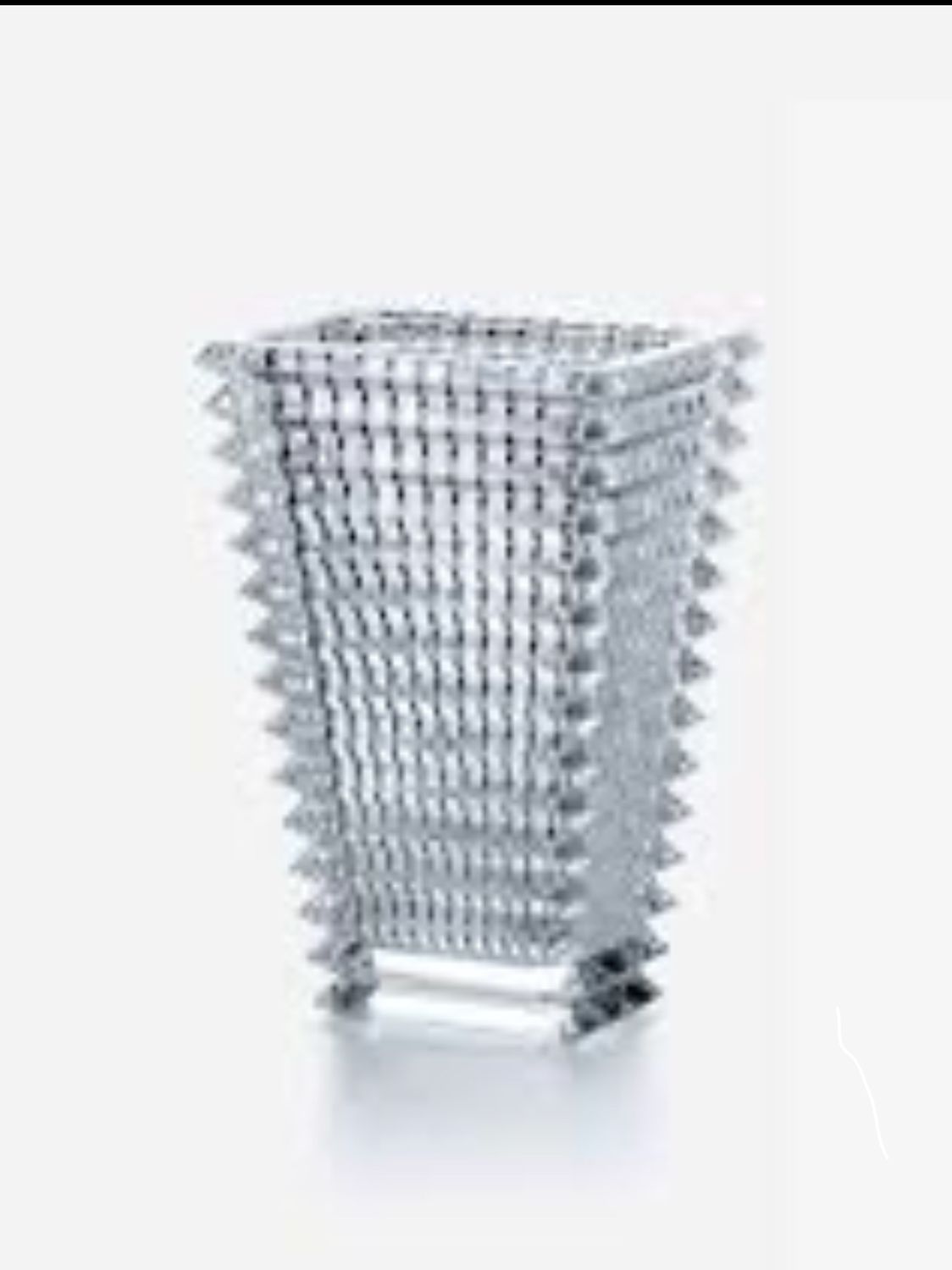 Baccarat Rectangle Vase