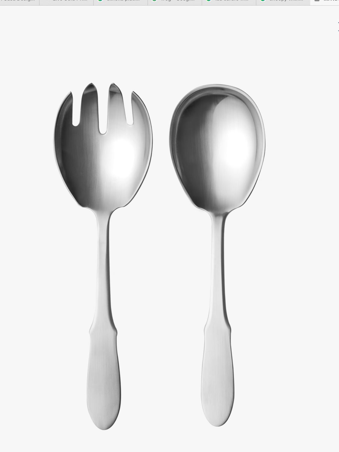 Georg Jensen Mitra Stainless Serving Set Needs 3