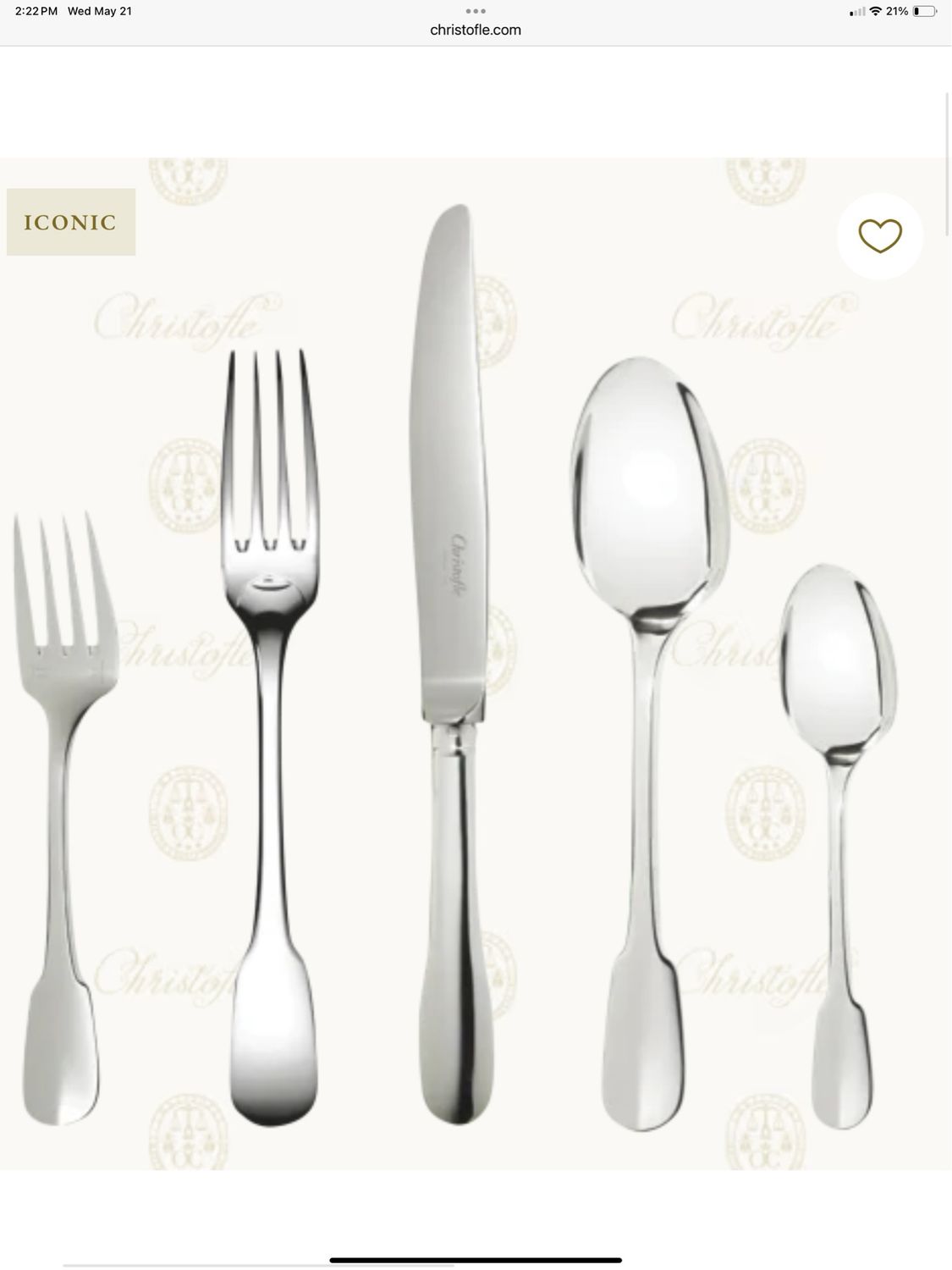 Christofle Cluny-Made In France-Silverplate Flatware Needs 14 Place Settings