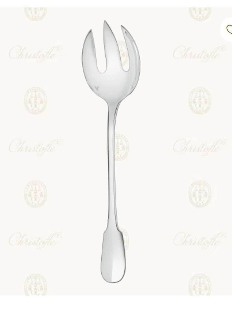 Christofle France Cluny Salad Serving Fork Needs 2