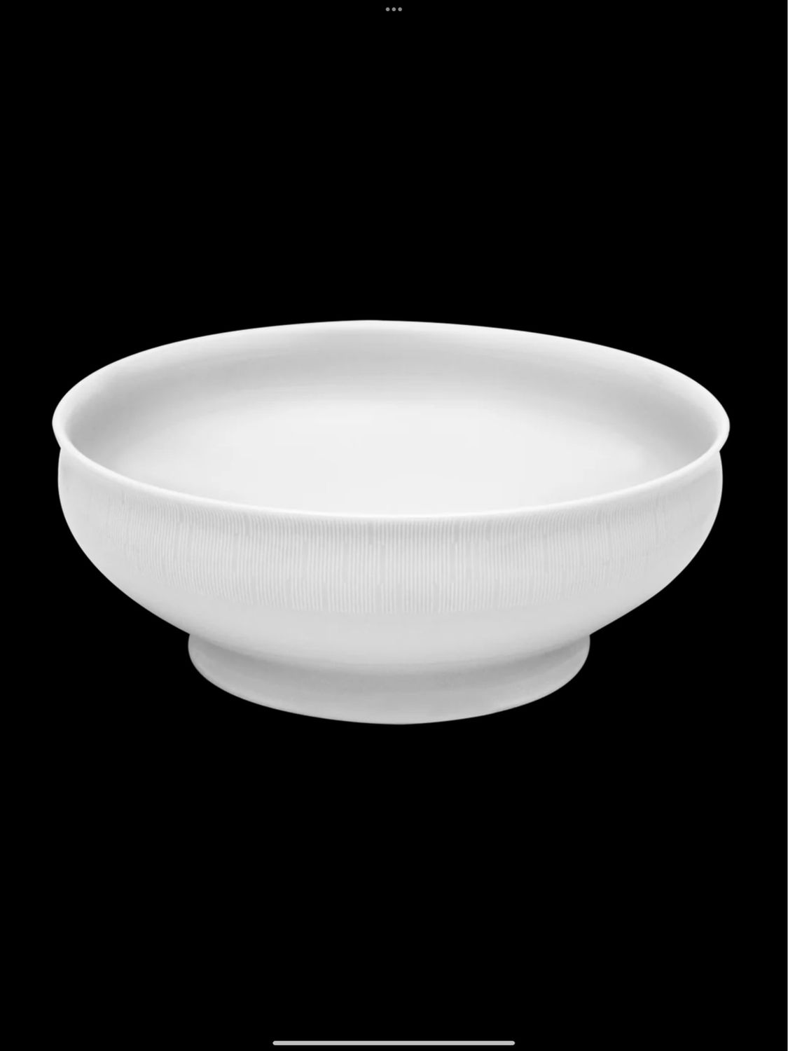 Haviland France Infini White Large Salad Bowl