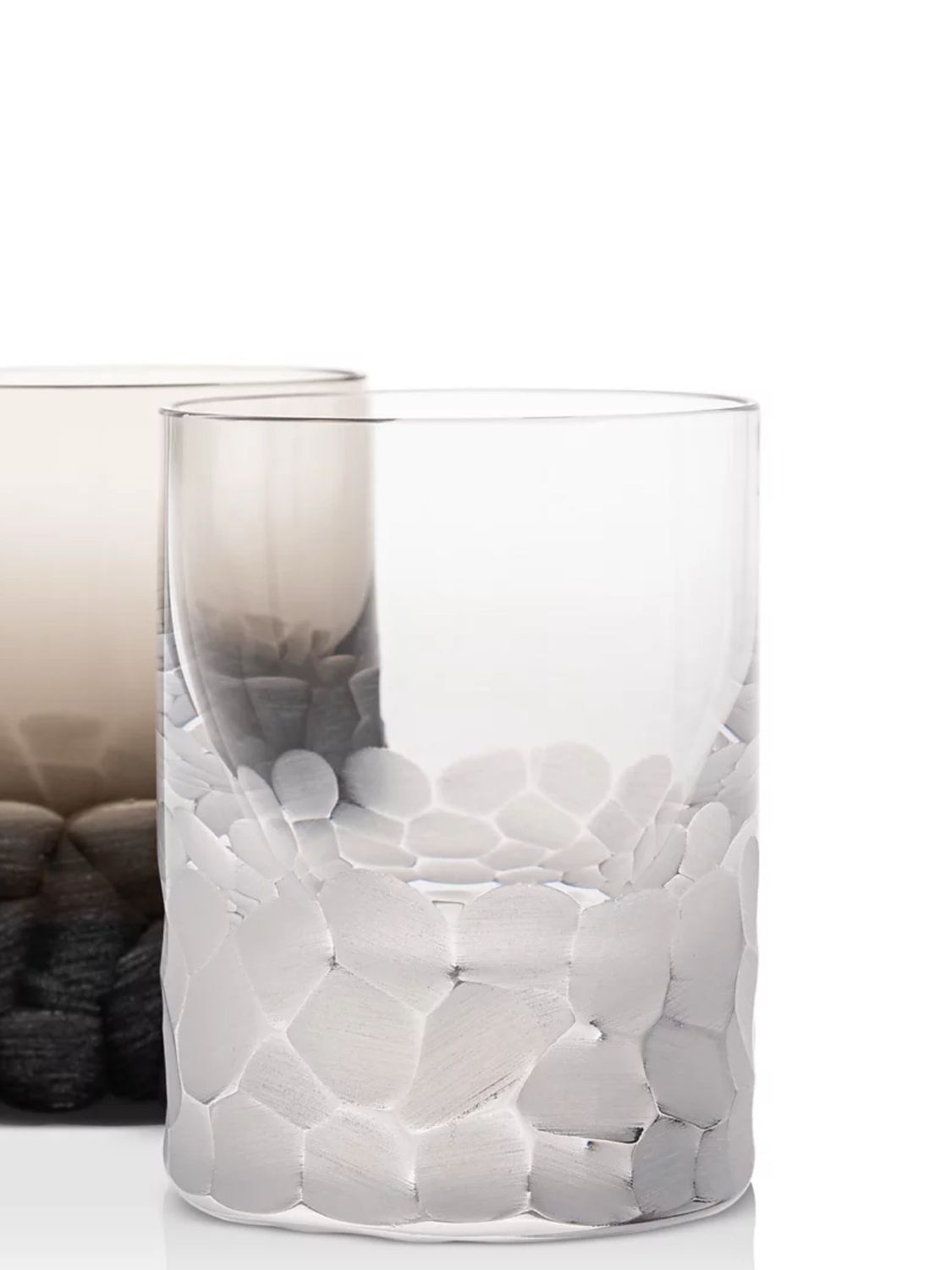 Moser Crystal Made In Czechoslovakia Pebbles Clear Set Of 6 Shot Glasses