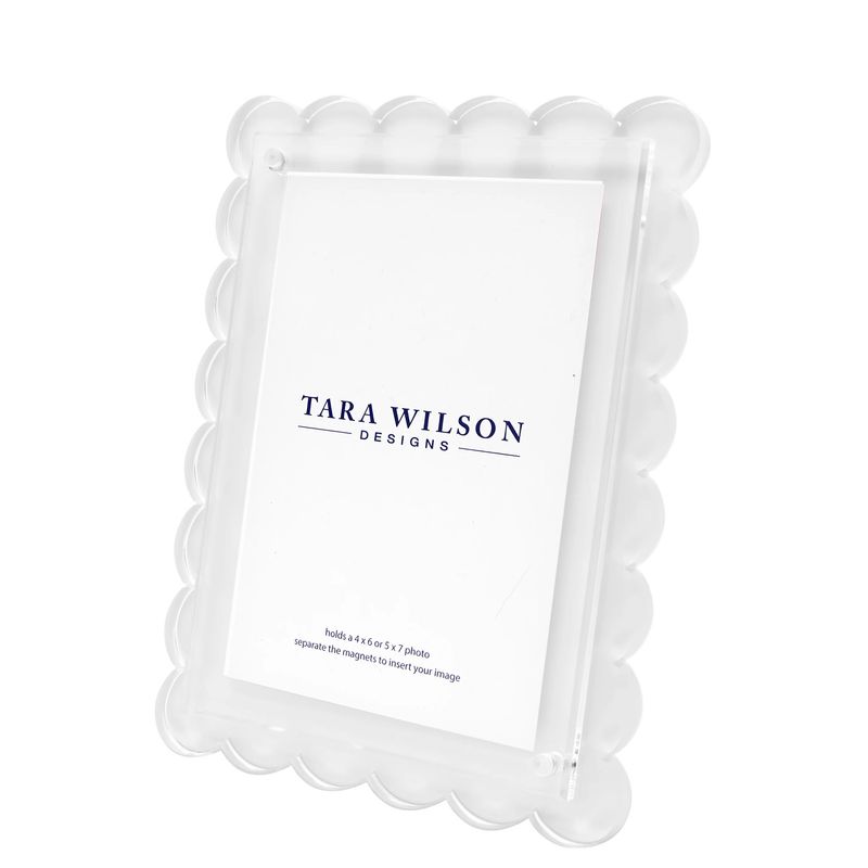 Tara Wilson Scalloped White Frame PURCHASED
