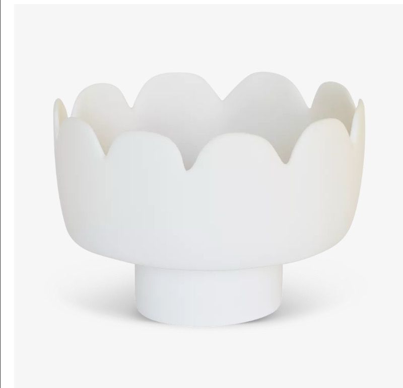 Tina Frey Footed Fleur Bowl L