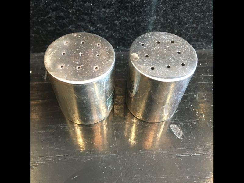 Pair Tiffany and Co Sterling Silver Salts