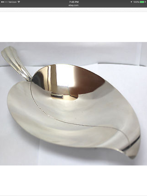 Tiffany and Co Estate Silver Sterling Pair Silver Leaf Dish  PURCHASED