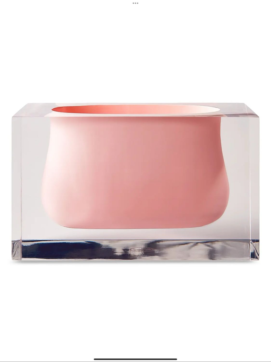 Jonathan Adler Acrylic Pink Vase Purchased