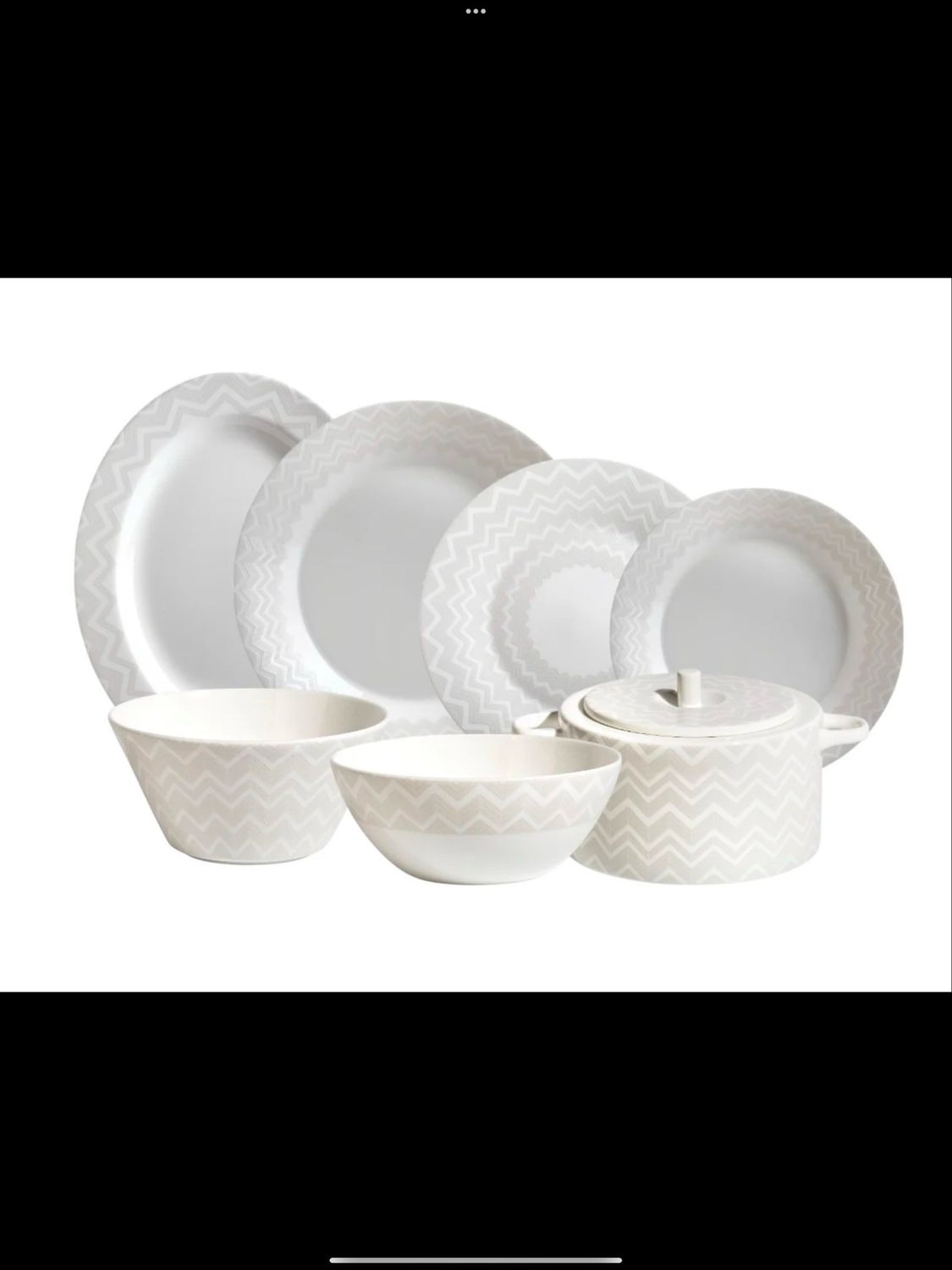 Missoni Dinnerware 3 Piece, Dinner Soup/Pasta And Cereal Bowl Needs 12