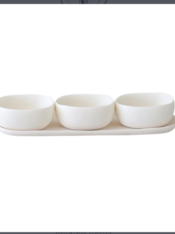 Tina Frey Dip Bowls With Matching Spoons