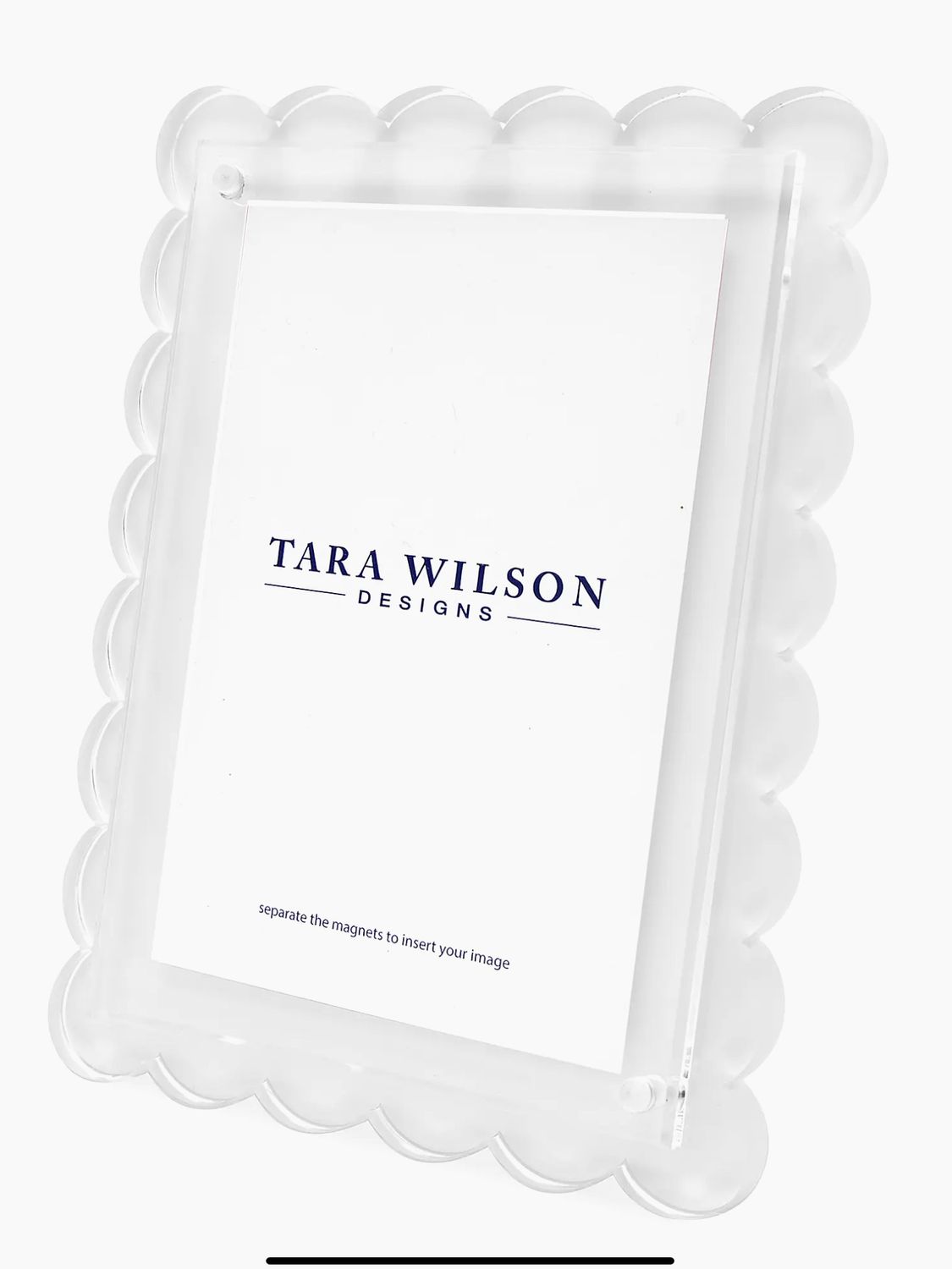 Tara White 5x7 Picture Frame