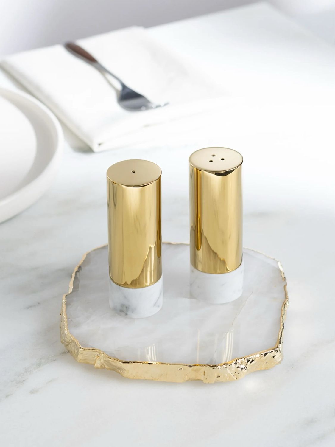 Anna Gold Salt And Pepper Shakers