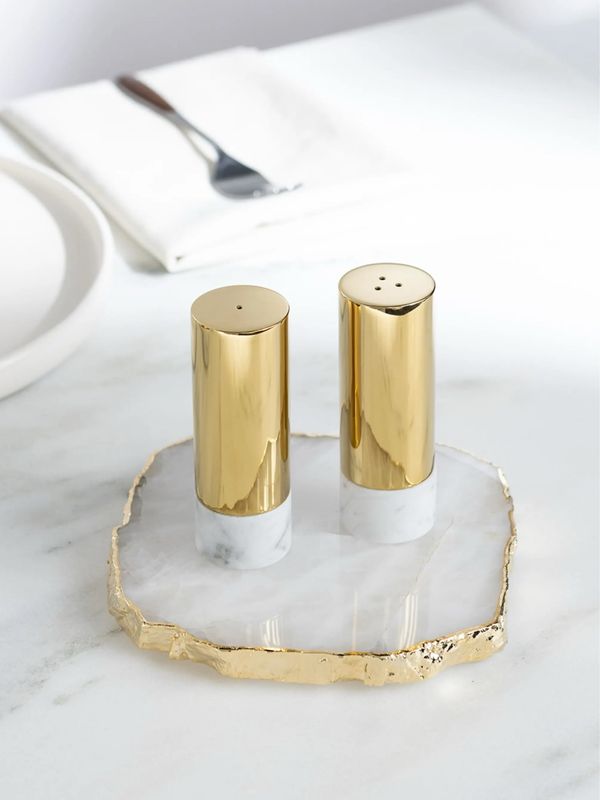 Anna Gold Salt And Pepper Shakers