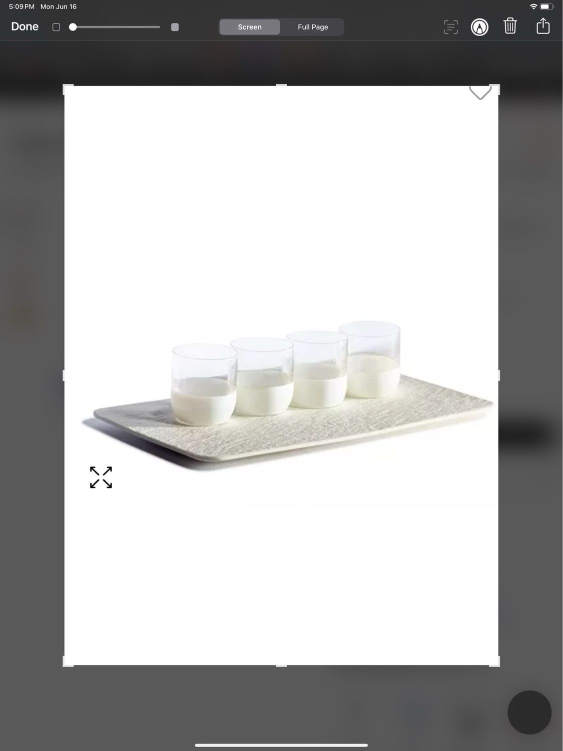 Villeroy 8 Shot Glasses On Tray