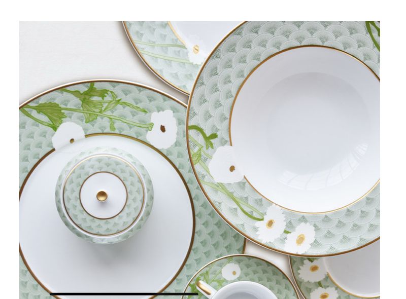 Bernardaud Praiana Dinner/ Salad / Rim Soup Needs 16