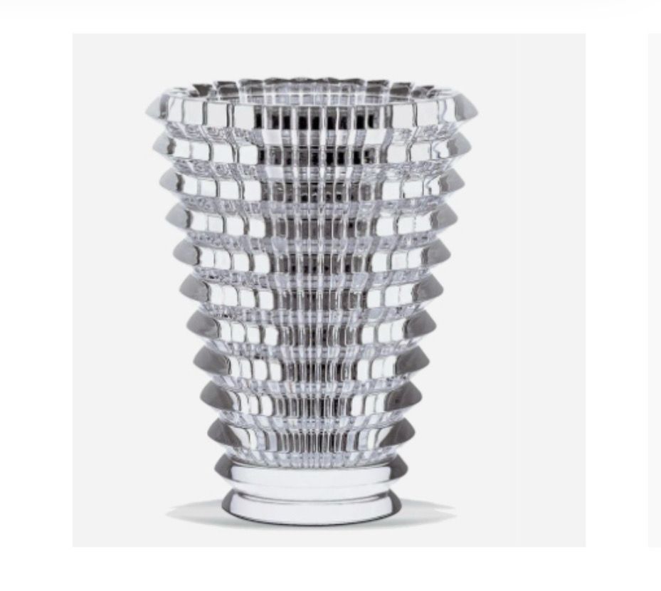Baccarat Crystal Eye Small Round Vase