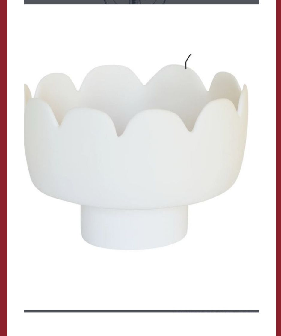 Tina Frey L White Footed Bowl