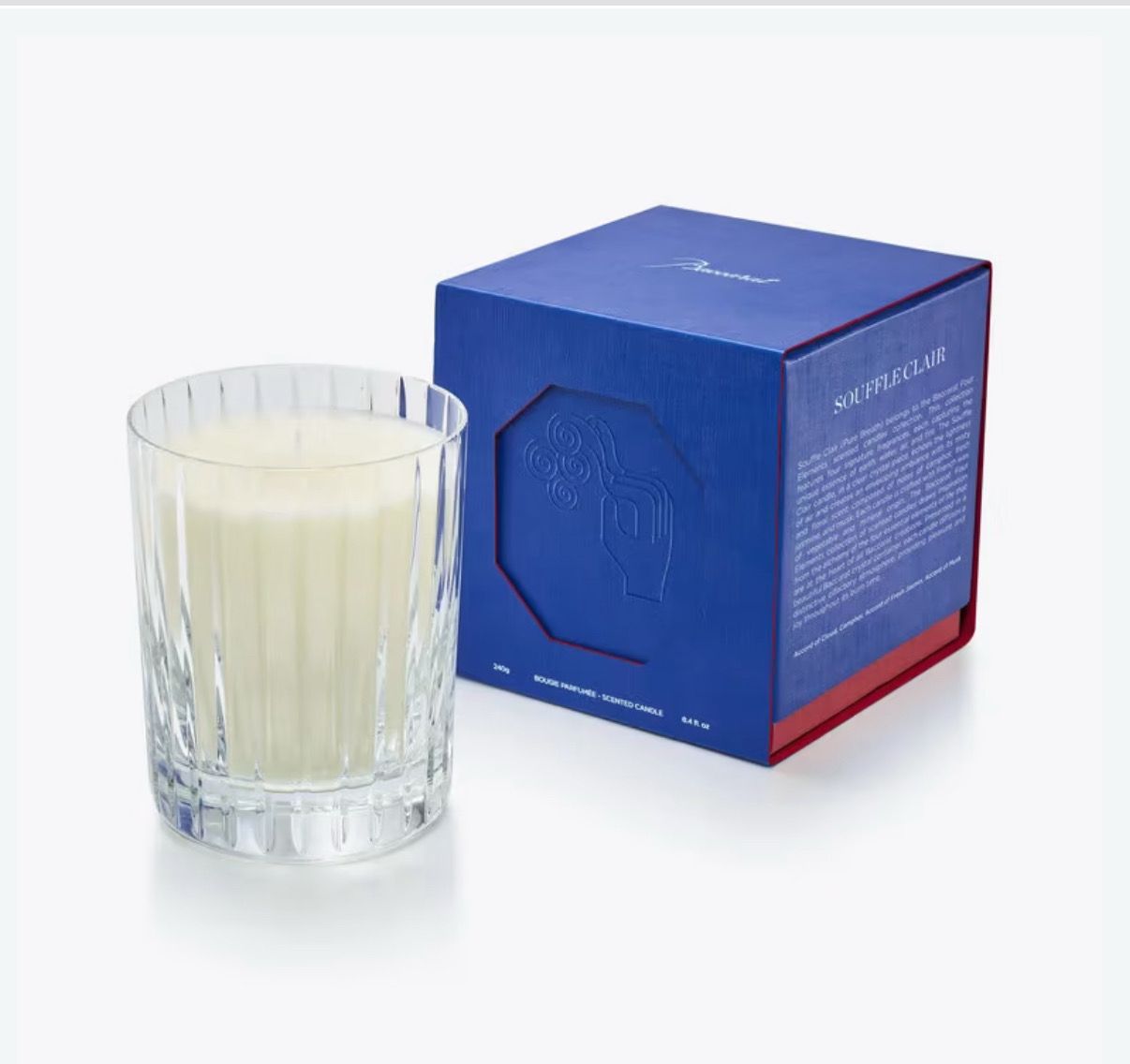 Baccarat Clear Candle
