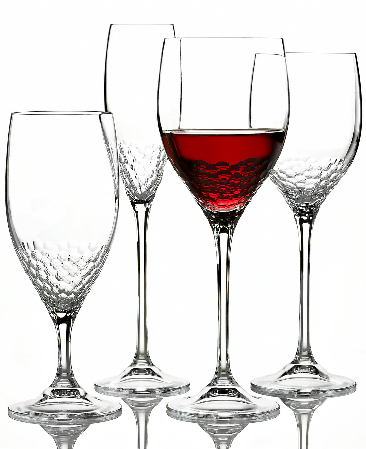 Vera Wang Sequin 12 Water Goblet 9 Purchased, needs 3.