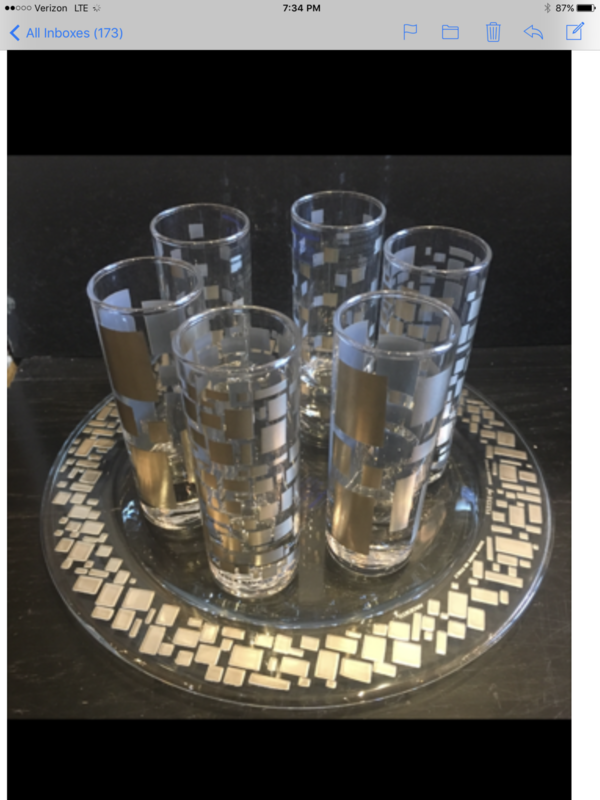 Egizia shots on tray