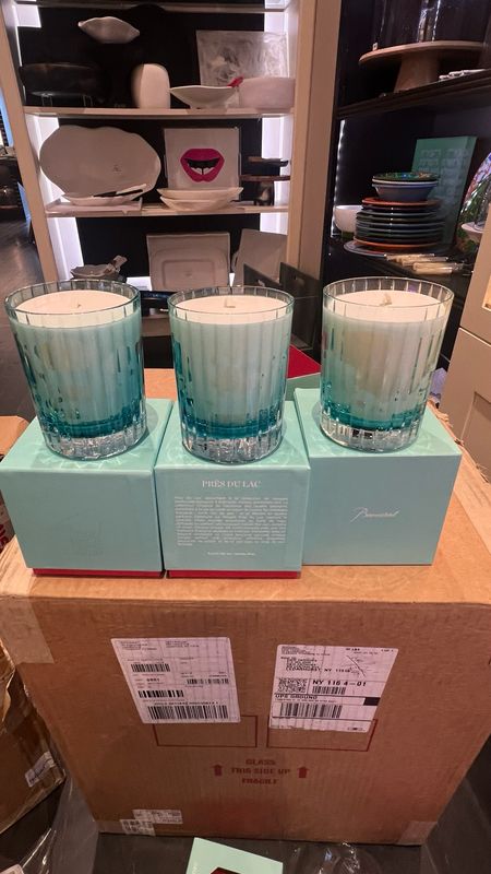 Baccarat Crystal  Candle