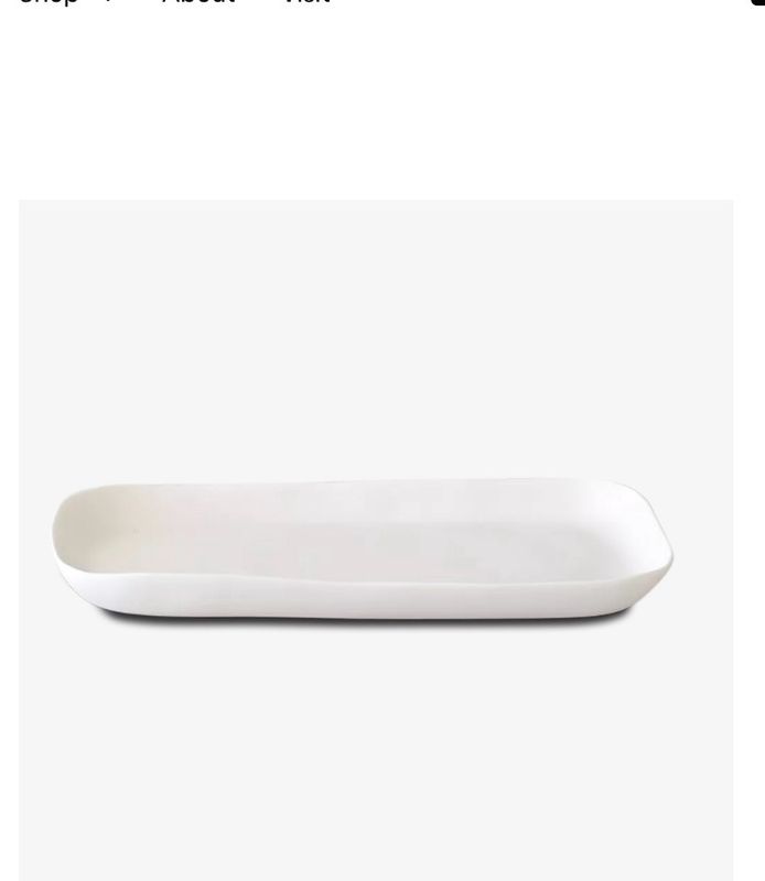 Tina Frey Sculpt White Tray