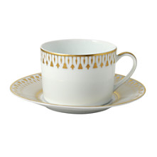 Bernardaud Soleil Levant Cup and Saucer