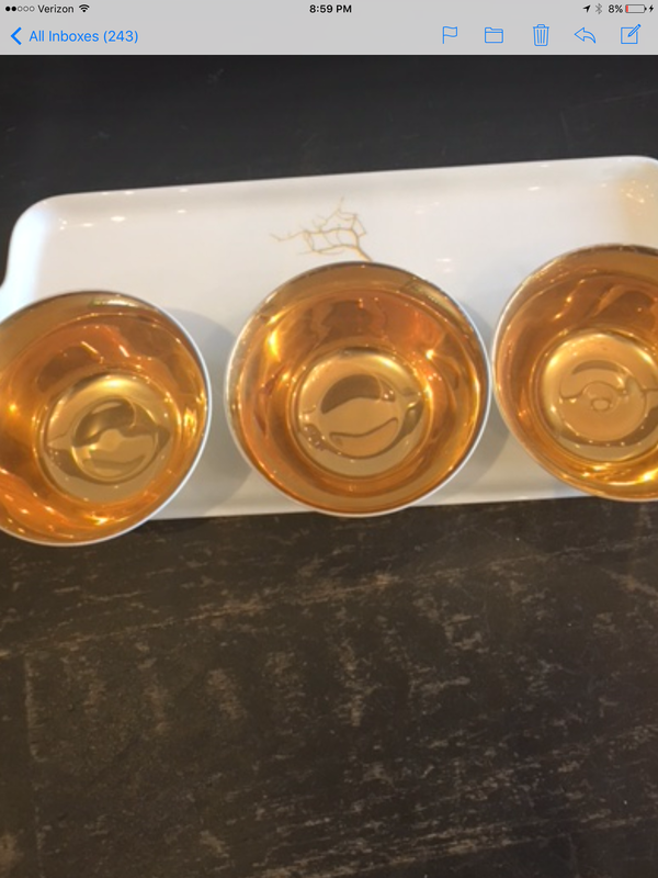 Dibbern 3 Dip Bowls On Tray