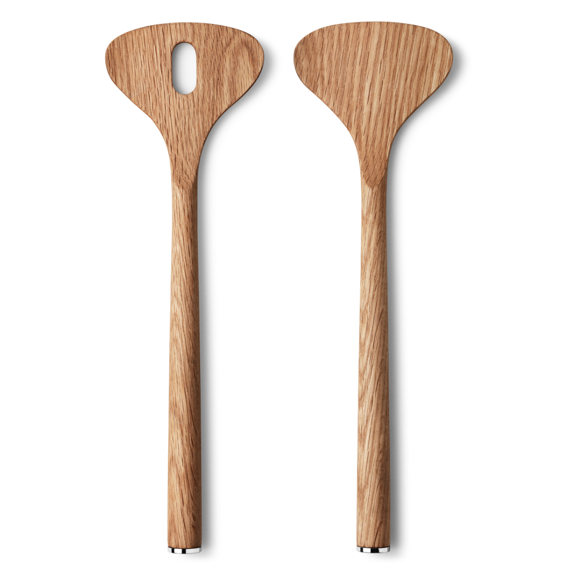 GEORG JENSEN ALFREDO SALAD SERVERS, OAK WOOD