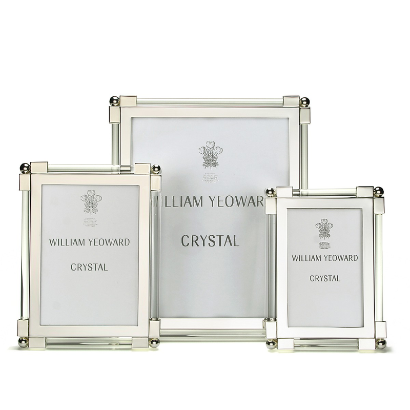 William Yeoward White Shagreen 5x7 Frame