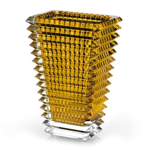Baccarat Yellow Eye Vase Purchased