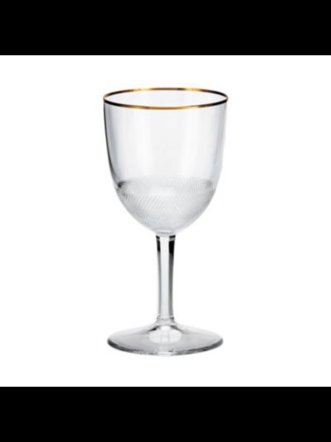 Moser Royal Gold  Red Wine Goblet
