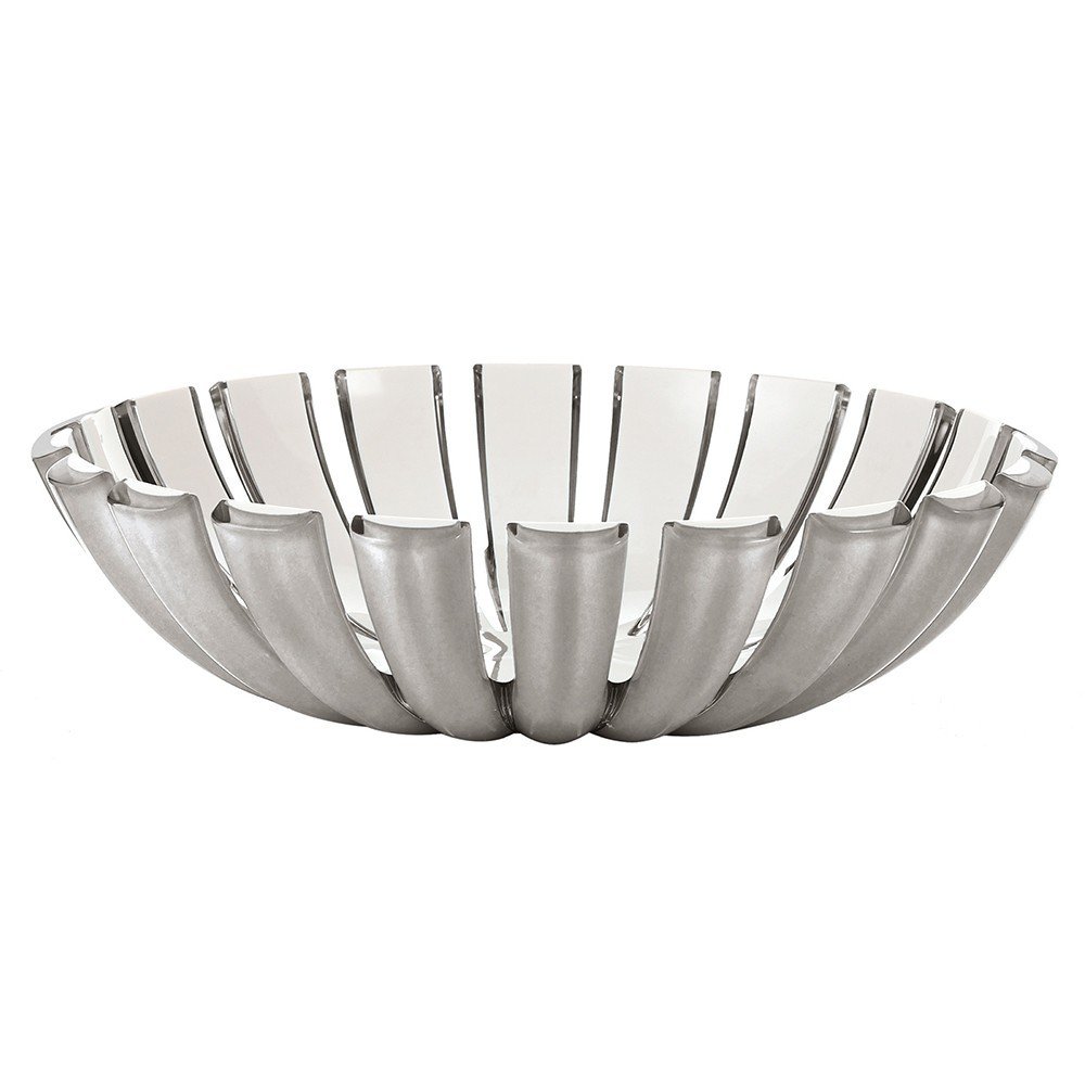 Guzzini Large Grey Round Bowl
