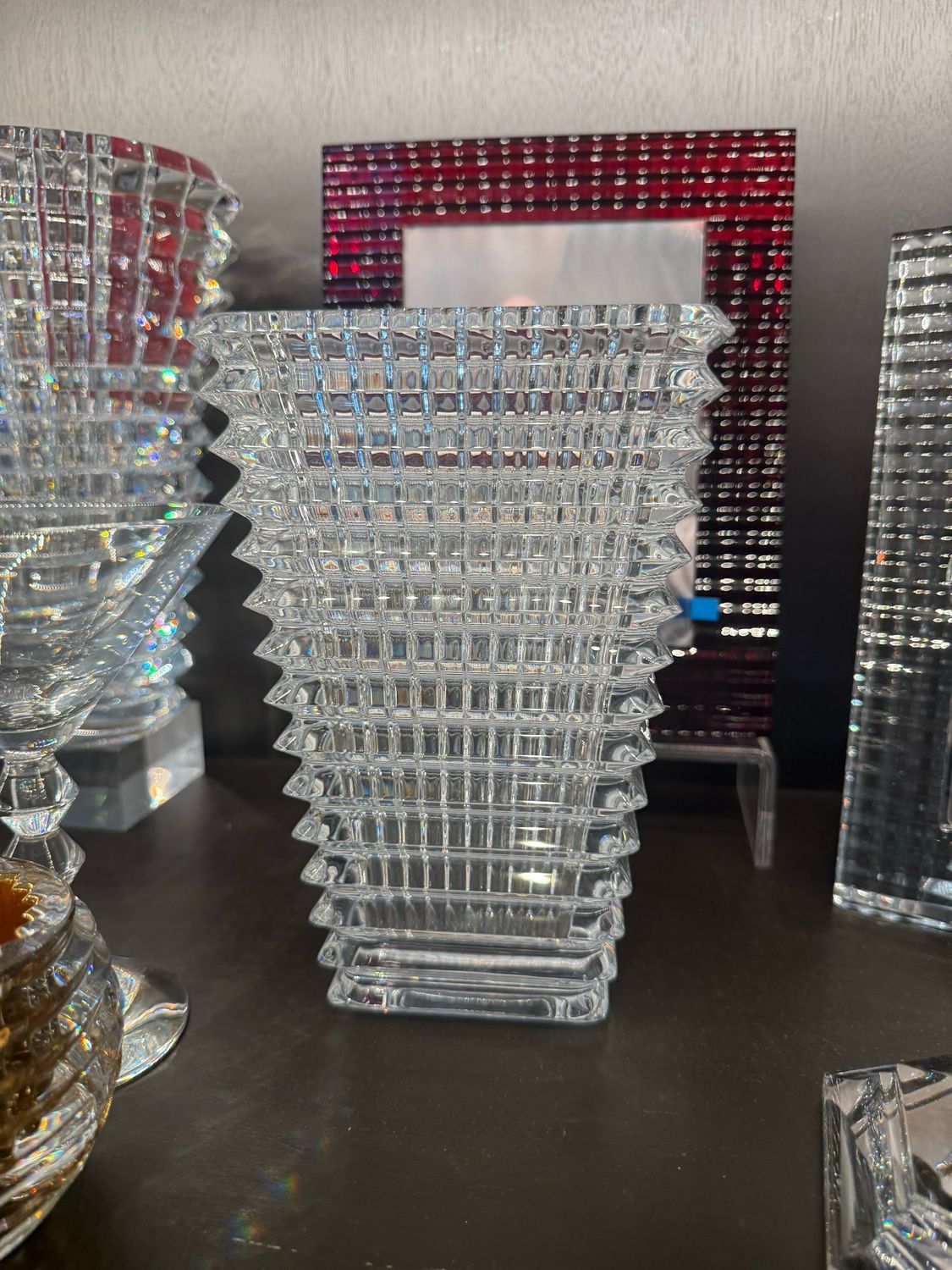 Baccarat Crystal Eye Vase