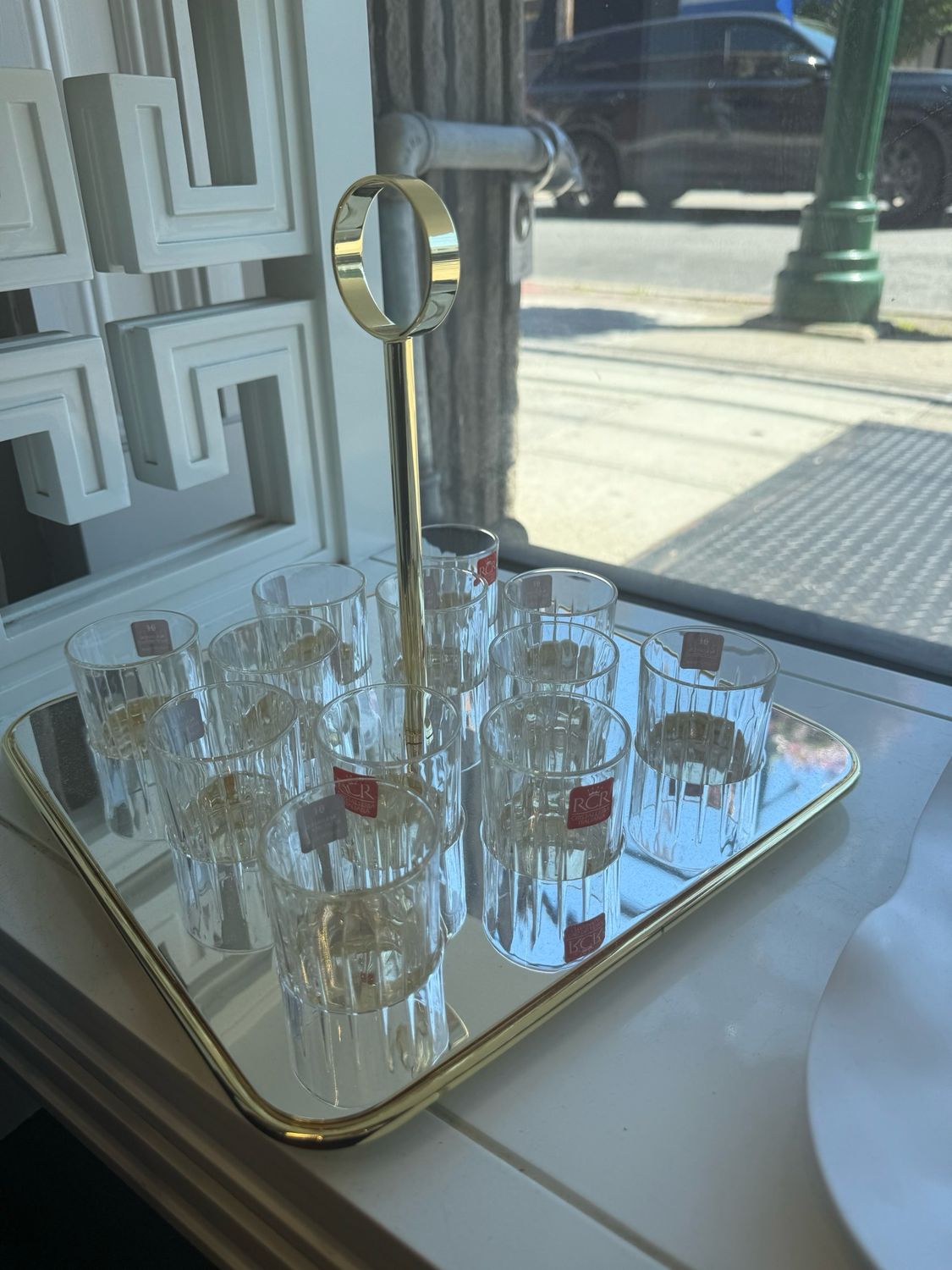 Zanetto Gold -12 Shot Glass Set