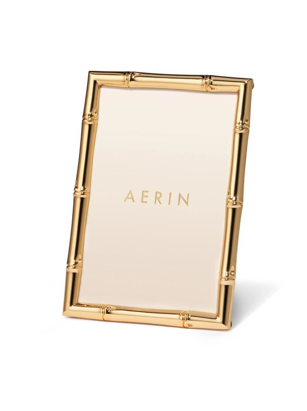 Aerin 5x7 Bamboo Gold Frame