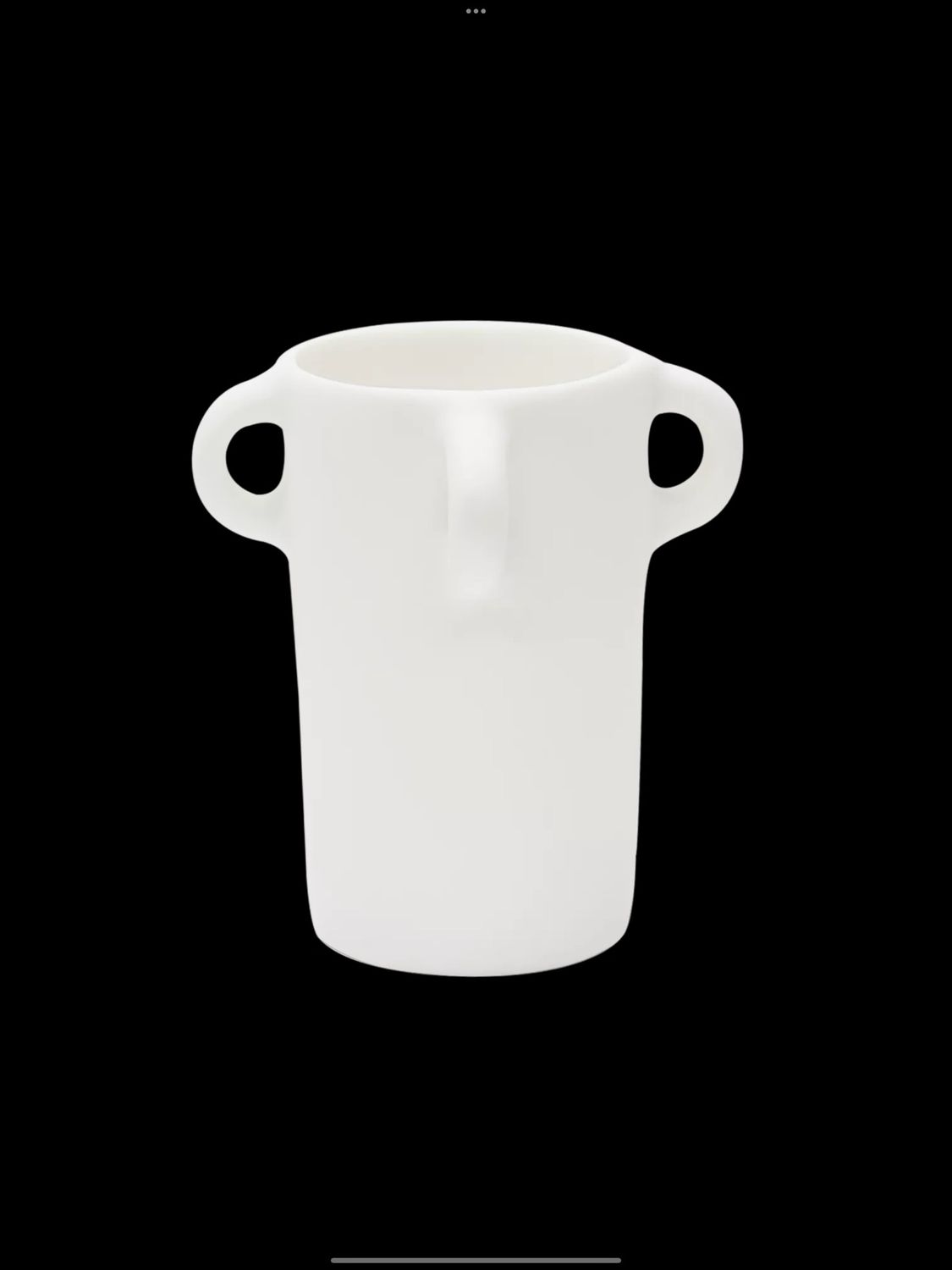 Tina Frey Loopy White Small Vase