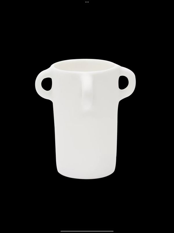Tina Frey Loopy White Small Vase