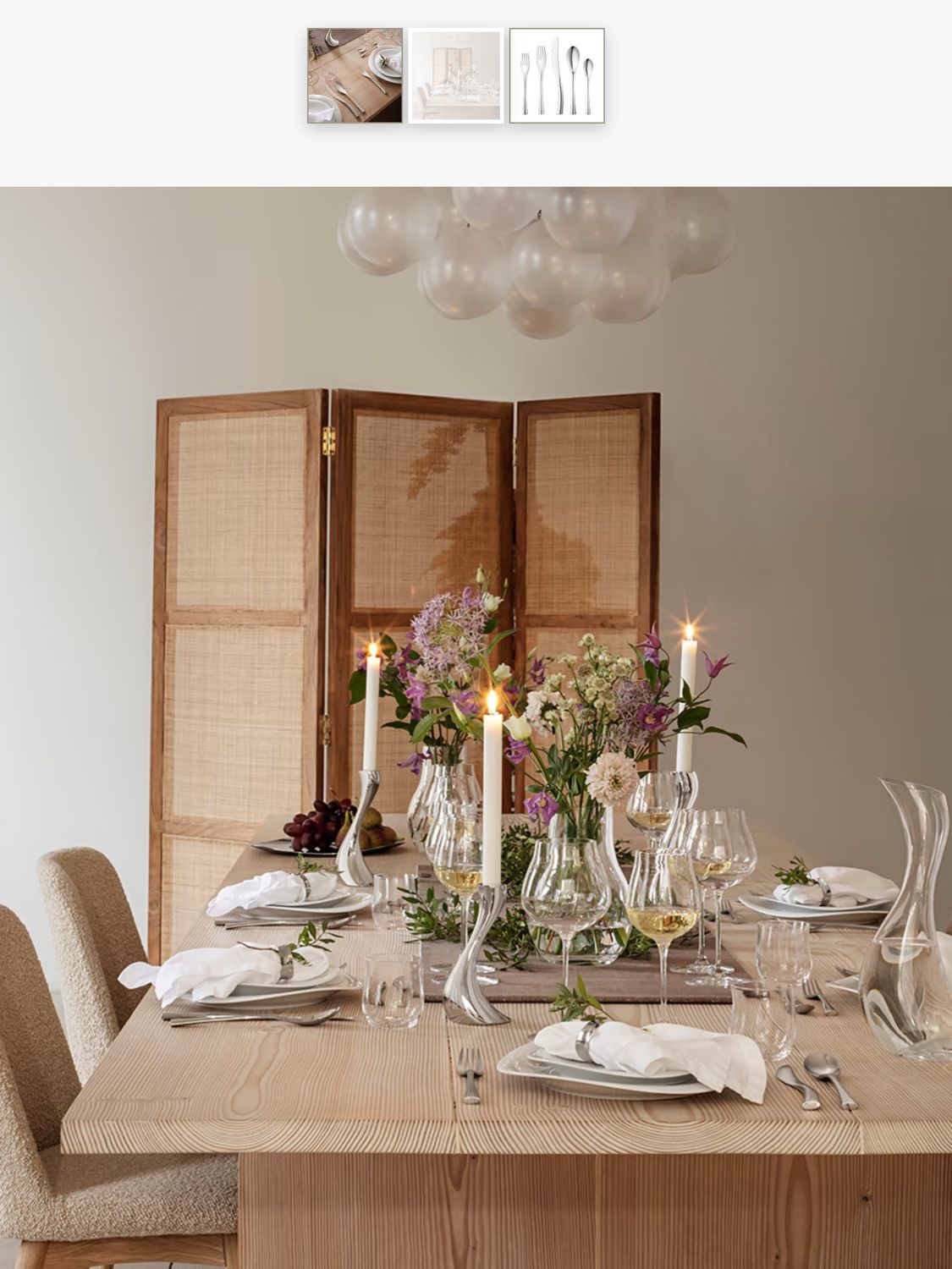 Georg Jensen Cobra 5 Piece Place Setting