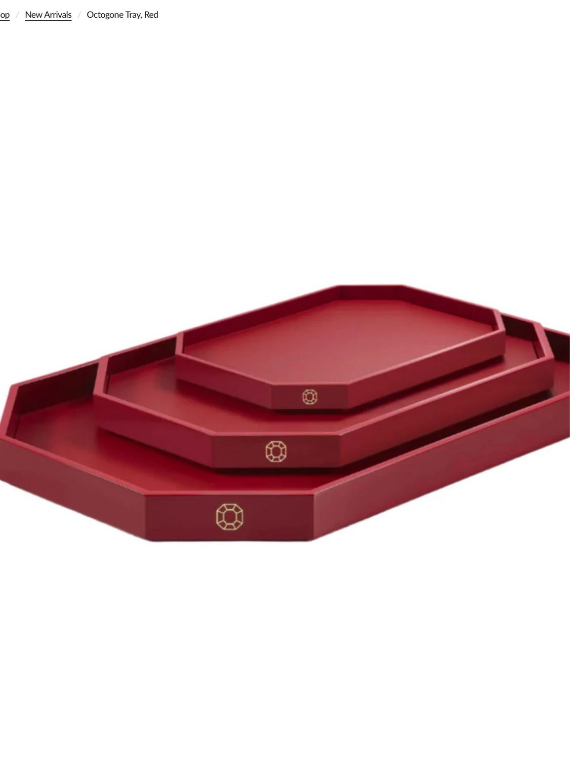 Baccarat Medium Lacquered Tray